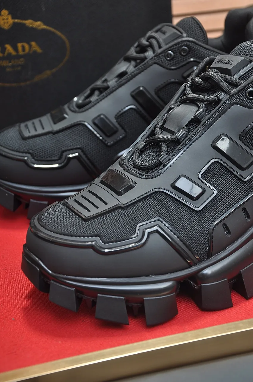 Men's shoes 💰620💶[PRADA] Top original items, new seasonal styles, high quality original items, top original breathable fabric + imported glue, imported stretch fabric inside with original cowhide foot pads, original air cushion outsole! Quality guaranteed! Code 38-45 (45 customized)